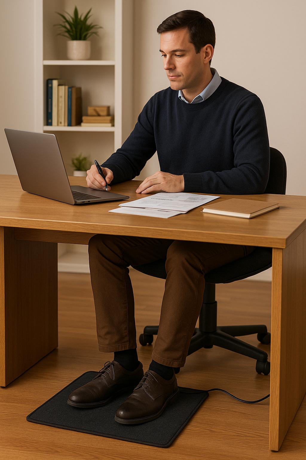 Подгряваща подложка за крака 50x50 см